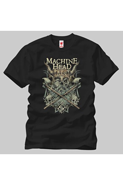 Crazy Majica za muškarce sa motivom lubanje i glave mašine