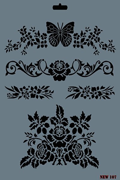 Rich استنسل سلسلة جديدة 25x35 سم N-107