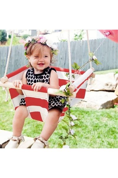 Baby girl swing and bouncer hot sale
