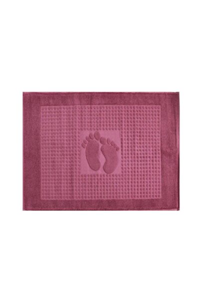 Özdilek Dark Pink Towel Footprint Doormat