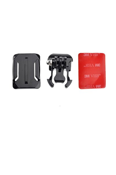 GoPro Uyumlu Eğimli Kask Bağlantı Aparatı - Aksiyonbutik