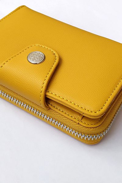 CENGİZ PAKEL Small Size Yellow Women's Wallet