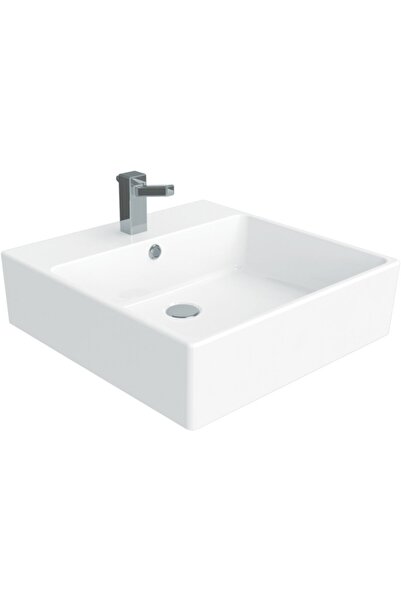 Creavit Setüstü 50x50 Düz Kare Lavabo