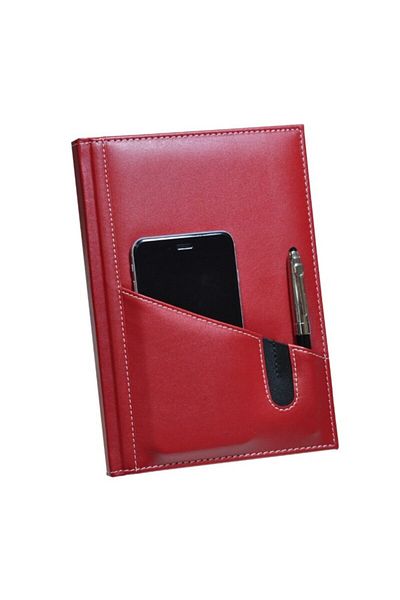 2K Copertă Piele Caiet Agenda Nedatat Liniat 17x24 Cm