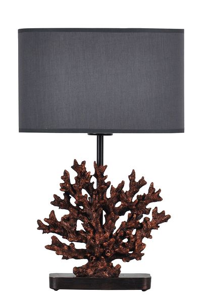 Qdec Modern Design Coral Lampshade Copper Gray