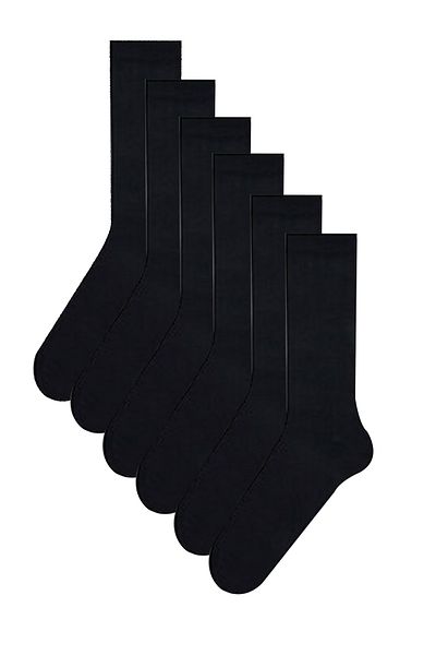 MEM SOCKS Комплект от 6 безшевни сезонни чорапи за жени