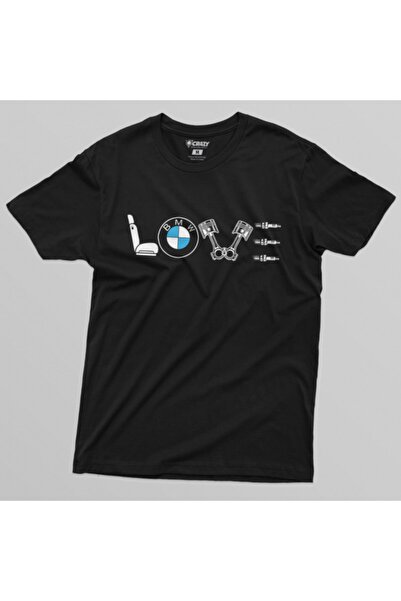 Crazy Ανδρικό T-Shirt Love Bmw