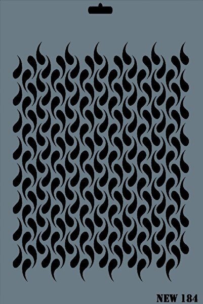 Rich New Seri N-184 Stencıl 25*35 Cm