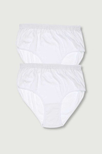 Tutku Chiloți Bato din bumbac, albi, pachet de 2