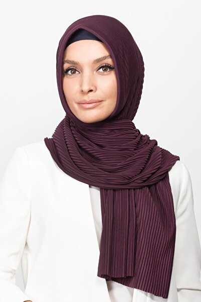 ELANS Practical Ready-made Shawl Scarf with Pleats