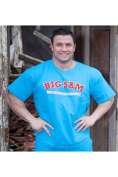 Big Sam Light Blue T-Shirt 3109