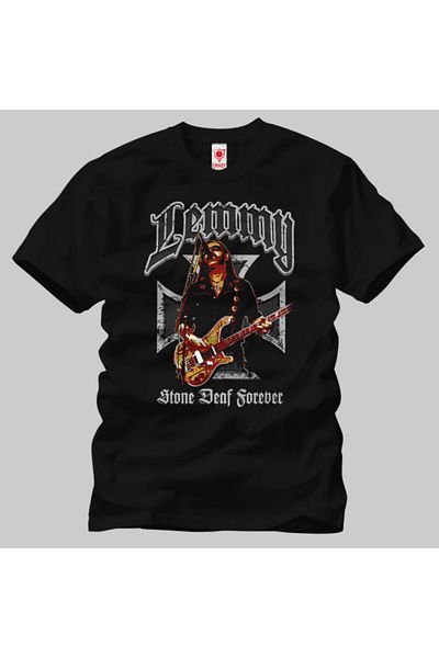 Crazy Ανδρικό μπλουζάκι Lemmy Stone Deaf Forever