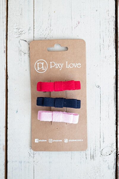 PixyLove Набір з 3 кольорових шпильок Cool для дівчаток