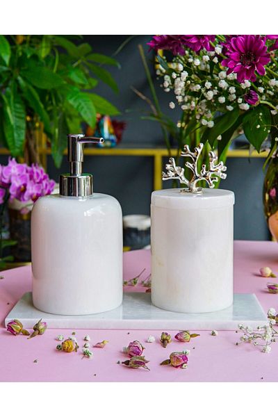 mar&more Marble Comfort Bathroom Set - 3 Pieces