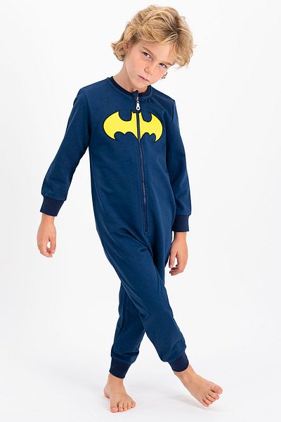 Batman Licensed Midnight Boy 100% Cotton Jumpsuit