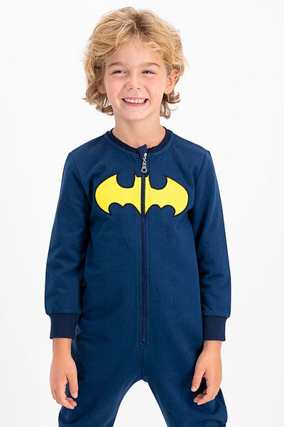 Batman Licensed Midnight Boy 100% Cotton Jumpsuit