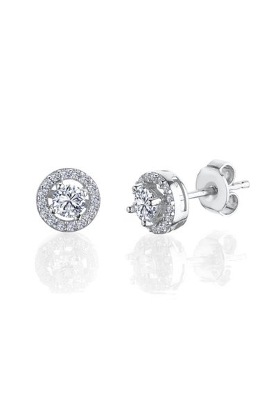 Effective Diamond 0.50 Karat Büyülü Işıltı Tektaş Gümüş Küpe
