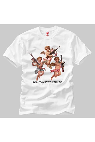 Crazy Angel You Cant Sit With Us Чоловічий футболка