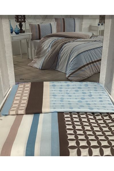 Kristal By Taç Σετ Παπλωματοθήκη με κορώνα-κρύσταλλο 100% βαμβάκι Ranforce Double Vira (ροζ)