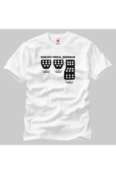 Crazy Субару Педаль Діаграма Чоловіча футболка