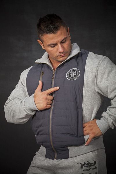 Big Sam Gray Melange Sports Coat 3595