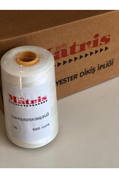 Matris 120 No %100 Polyester Dikiş Ipliği Krem 1 Adet