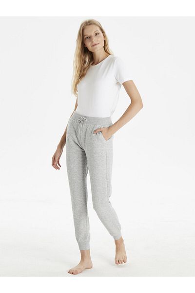 LC Waikiki Pantaloni de pijama pentru femei, gri Melange