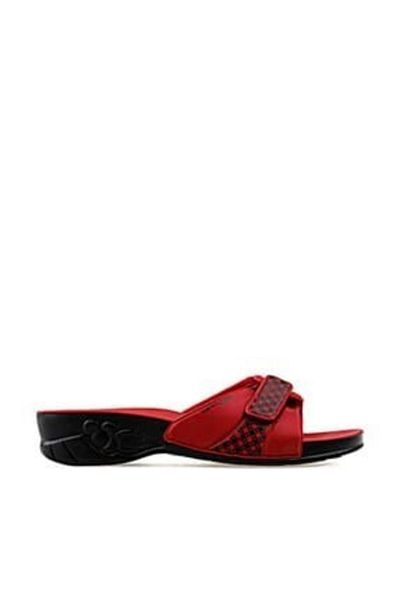 Ceyo Flora Red Women's Anatomical Daily Slippers