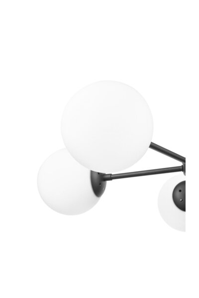 ekiLamp Grammy - 5 Kollu Avize (Mat Siyah)