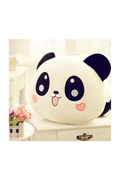 Hediye Deposu Plush Panda Design Pillow