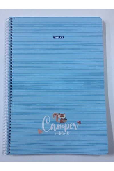 Gıpta دفتر ملاحظات حلزوني مقاس A4 باللون الأزرق من Camper