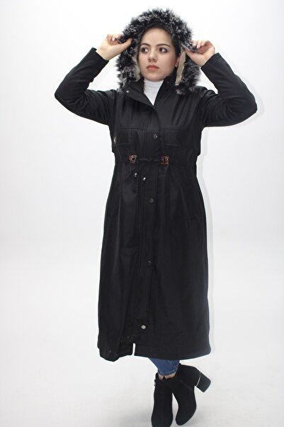 KMK Γυναικεία μάλλινη γούνα Capsonyu Water and Windproof Bondic Coat & Coat