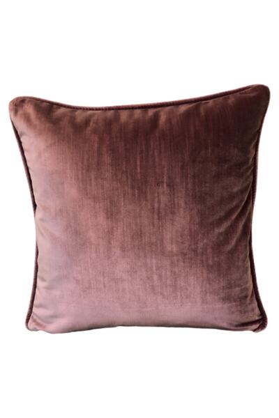 Flora Home Gül Kurusu Kadife Dekoratif Kırlent Kılıfı 45 X 45