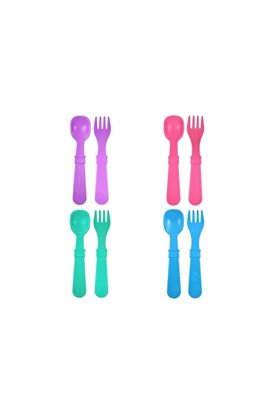 Replay طقم شوكة وملعقة بالكرز مكون من 4 قطع