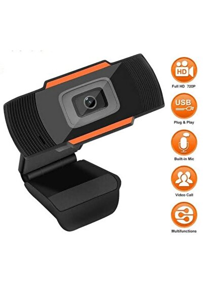Genel Markalar Tak Çalıştır Gerçek 720p Mikrofonlu Webcam