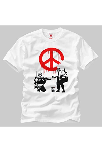 Crazy Tricou pentru bărbați Banksy Wall Peace