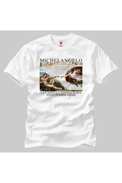 Crazy Мікеланджело Створення Адама Чоловічий футболка