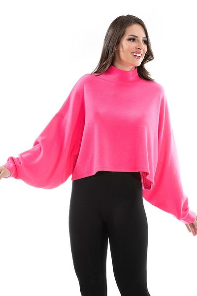 ALEXANDERGARDI Hanorac cu mânecă liliac ridicat, fuchsia (B19-bynswt)