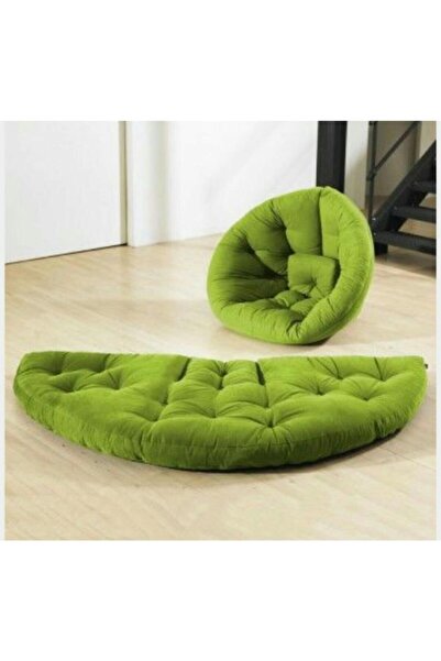 ENKLASS Yer Minderi-bahçe Minderi-balkon Minderi Yeşil Renk