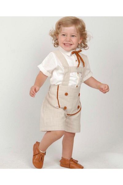 bohemiankids baby wear Unisex Kids White Slopet Suit