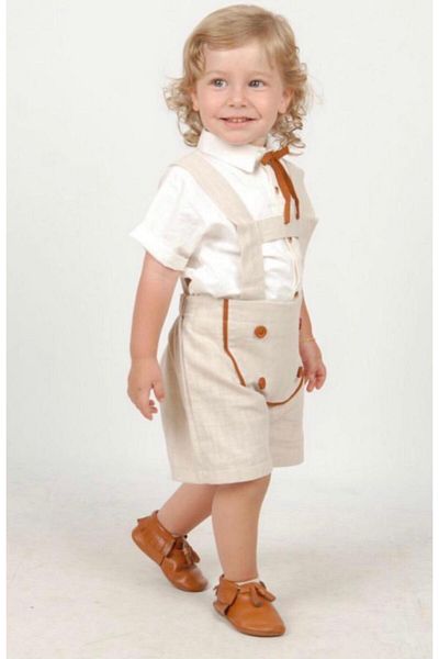 bohemiankids baby wear Unisex Kids White Slopet Suit