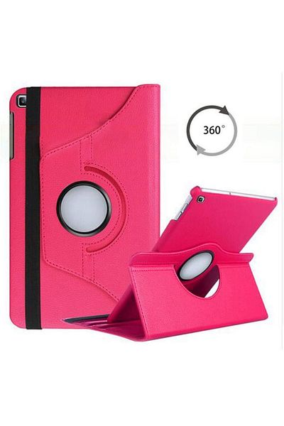 WANNA PROTECT Samsung Galaxy Tab A7 T500 T505 Case 10.4" (2020) 360 Rotatable Tablet Case with Stand Dark Pink