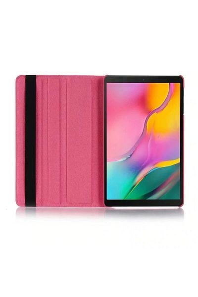 WANNA PROTECT Samsung Galaxy Tab A7 T500 T505 Case 10.4" (2020) 360 Rotatable Tablet Case with Stand Dark Pink