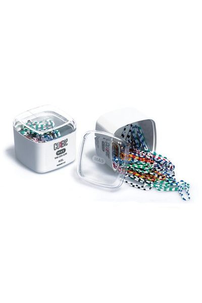 Mas 1248 Paper Clip Zebra Colored Cubbie (8 Boxes)