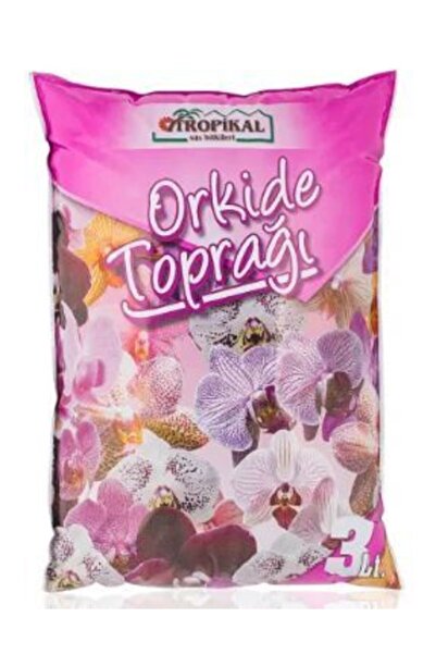 TROPİKAL Orjinal Orkide Toprağı Besin Katkılı Vitamin Takviyeli
