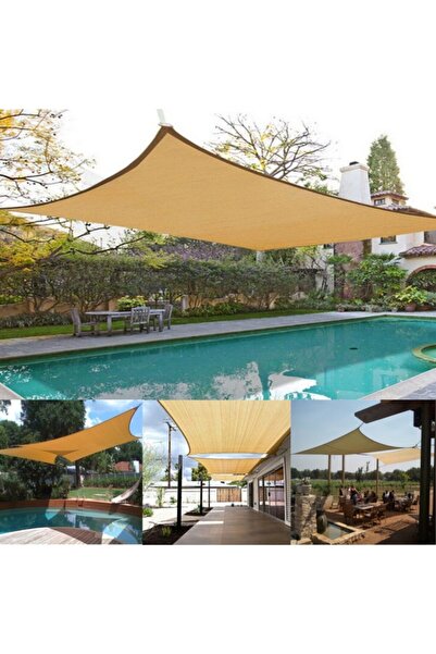 Ekodoğa Gölgelik File 2,5x2 M %95 Krem Gölgelik Branda Gölgeleme Tülü Görüntü...