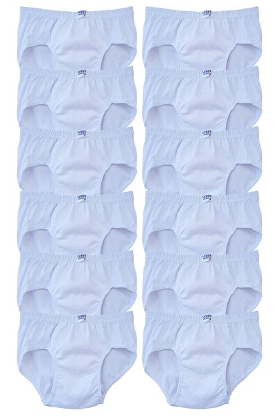 Seher Yıldızı Boy's White Slip εσώρουχα 12 τεμαχίων