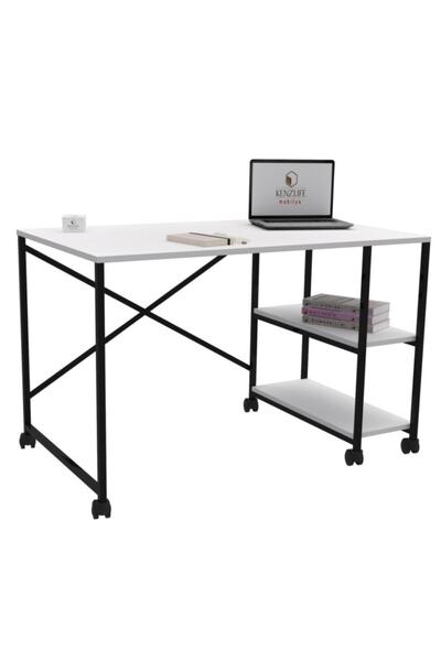 Kenzlife ofis masası miyako 075*150*60 byzsyh tekerlekli bilgisayar çalışma büro