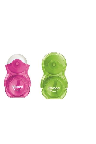 Maped Loopy Display Pencil Sharpener with Eraser049111 2 Pieces