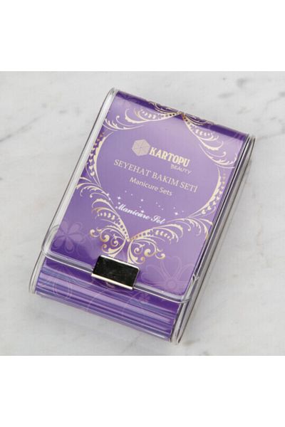 OZN TUHAFİYE Purple Travel Care Set